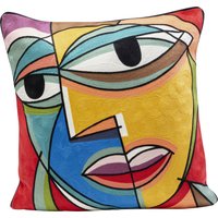 Kissen Faccia Arte Colore Left 50x50cm von KARE DESIGN