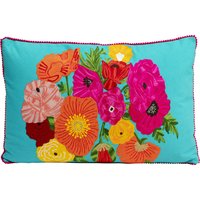 Kissen Fiorista Blau 60x40cm von KARE DESIGN