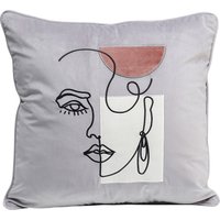 Kissen Mademoiselle 45x45cm von KARE DESIGN