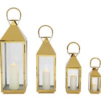 Laterne Giardino Gold (4/Set) von KARE DESIGN