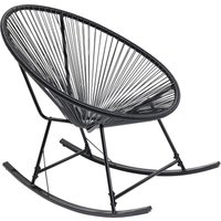 Schaukelstuhl Acapulco Mono Schwarz von KARE DESIGN