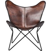 Sessel Butterfly Brown Econo von KARE DESIGN