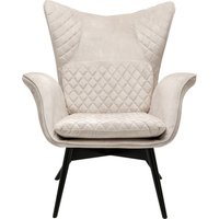 Sessel Tudor Velvet Creme von KARE DESIGN