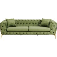 Sofa Bellissima 3-Sitzer Grün 240cm von KARE DESIGN