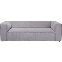 Sofa Cubetto Cord 3-Sitzer Hellgrau 220cm von KARE DESIGN