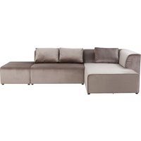 Ecksofa Infinity Velvet Taupe Rechts von KARE DESIGN