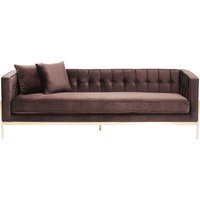 Sofa Loft 3-Sitzer Braun von KARE DESIGN