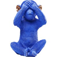 Spardose Monkey Mizaru Blau von KARE DESIGN