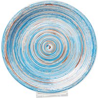 Teller Swirl Blau Ø27cm von KARE DESIGN