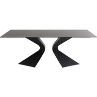 Tisch Gloria Outdoor Keramik Schwarz 180x90cm von KARE DESIGN