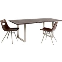 Tisch Harmony Dunkel Chrom 180x90 von KARE DESIGN