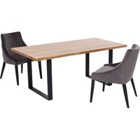 Tisch Jackie Eiche Schwarz 200x100 von KARE DESIGN