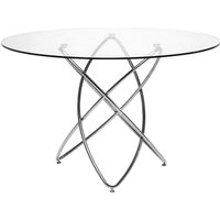 Tisch Molekular Silber Ø120cm von KARE DESIGN