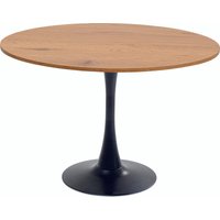 Tisch Schickeria Eiche Schwarz Ø110cm von KARE DESIGN