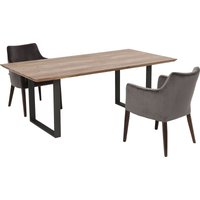 Tisch Symphony Rohstahl 180x90 von KARE DESIGN