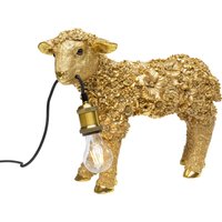 Tischleuchte Animal Flower Sheep Gold 36cm von KARE DESIGN