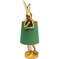 Tischleuchte Animal Rabbit Gold/Grün 68cm von KARE DESIGN