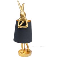 Tischleuchte Animal Rabbit Gold/Schwarz 68cm von KARE DESIGN