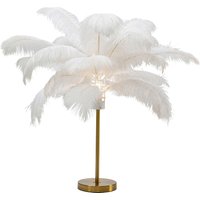 Tischleuchte Feather Palm Weiß 60cm von KARE DESIGN