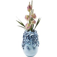 Vase Butterflies Lightblue 35cm von KARE DESIGN