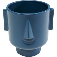 Vase Faccia Blau 12cm von KARE DESIGN