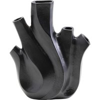 Vase Flame Schwarz 25cm von KARE DESIGN