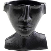 Vase Rostro Schwarz 17cm von KARE DESIGN