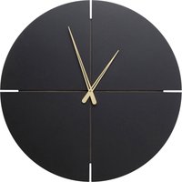 Wanduhr Andrea Schwarz Ø60cm von KARE DESIGN