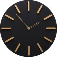 Wanduhr Central Park Schwarz Ø30cm von KARE DESIGN