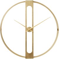 Wanduhr Clip Gold Ø107cm von KARE DESIGN