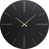 Wanduhr Luca Schwarz Ø70cm von KARE DESIGN