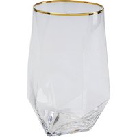 Wasserglas Diamond Gold Rim von KARE DESIGN