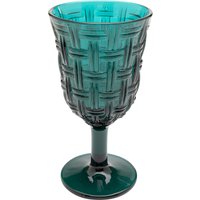 Weinglas Tissue Petrol 17cm von KARE DESIGN