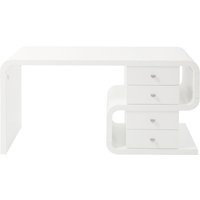 White Club Schreibtisch Snake 150x70cm von KARE DESIGN