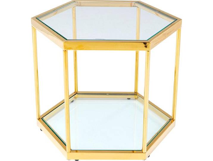 Couchtisch COMB 45 cm goldfarbig von KARE-Design