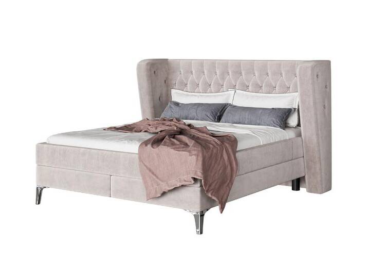 Kare Design »Benito« Moon Boxspringbett creme – erhältlich in 2 Größen Kare Design »Benito« Moon Boxspringbett creme – erhältlich in 2 Größen von KARE-Design