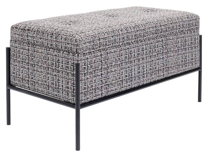 Kare Design »Buttons Storage« Bank klein schwarz weiß 43x80x40 cm von KARE-Design