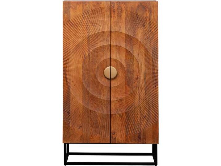Kare-Design HIGHBOARD, Braun, Schwarz, Holz, Mangoholz,Mangoholz, Recyclingholz, furniert, massiv, 3 Fächer, 76x140x30 cm, Wohnzimmer, Kommoden & Kare-Design HIGHBOARD, Braun, Schwarz, Holz, Mangoholz,Mangoholz, Recyclingholz, furniert, massiv, 3 Fächer, 76x140x30 cm, Wohnzimmer, Kommoden & von KARE-Design