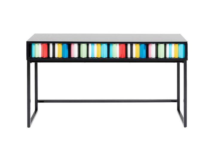 Kare-Design KONSOLENTISCH, Mehrfarbig, Metall, Recyclingholz, massiv, 2 Schubladen, Kufe, 40x78x135.50 cm, Wohnzimmer, Wohnzimmertische, von KARE-Design