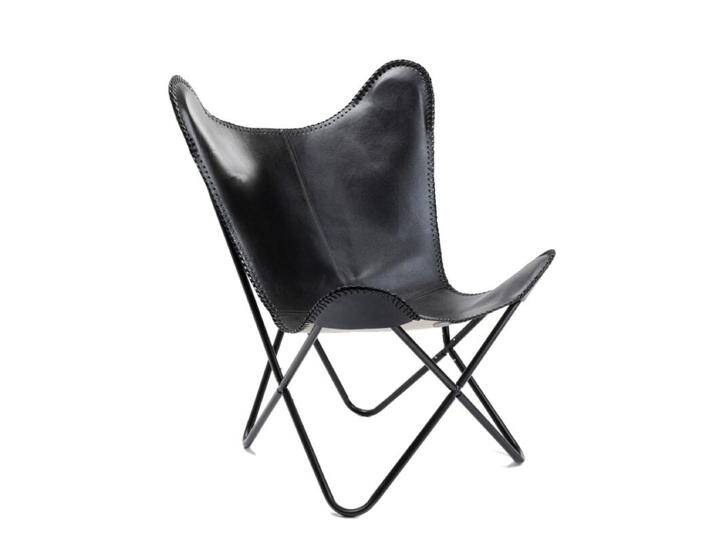 Kare Design Sessel California Leder oder Textilbezug - Büffel Nappaleder schwarz, Industrial, Modern, Rustikal, Zeitlos von KARE-Design