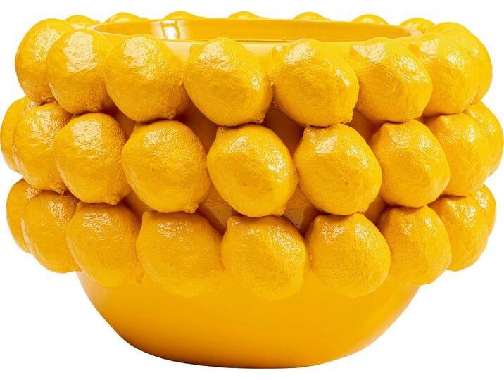 Kare Design Übertopf Deko Übertopf Lemon Juice 22cm, gelb Kare Design Übertopf Deko Übertopf Lemon Juice 22cm, gelb von KARE-Design