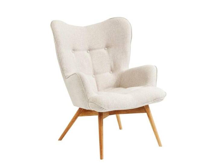 Kare Design Vicky Sessel - Textilgewebe Ecru beige von KARE-Design