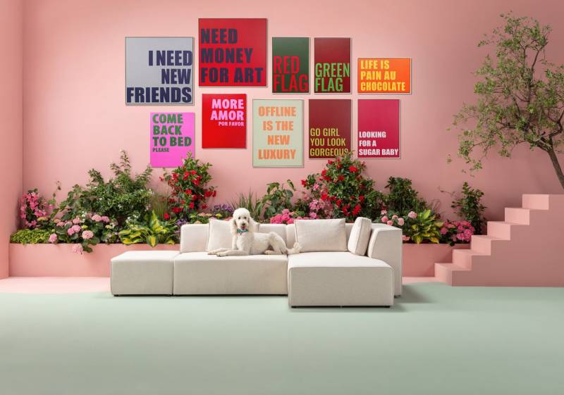 Kare Design Bild mit Rahmen Gerahmtes Bild Need Money 80x80cm von Kare Design