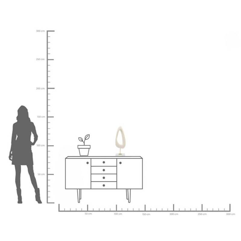 KARE Deko-Objekt Soft Shape, hohe Form, weiß, Kunststein von KARE