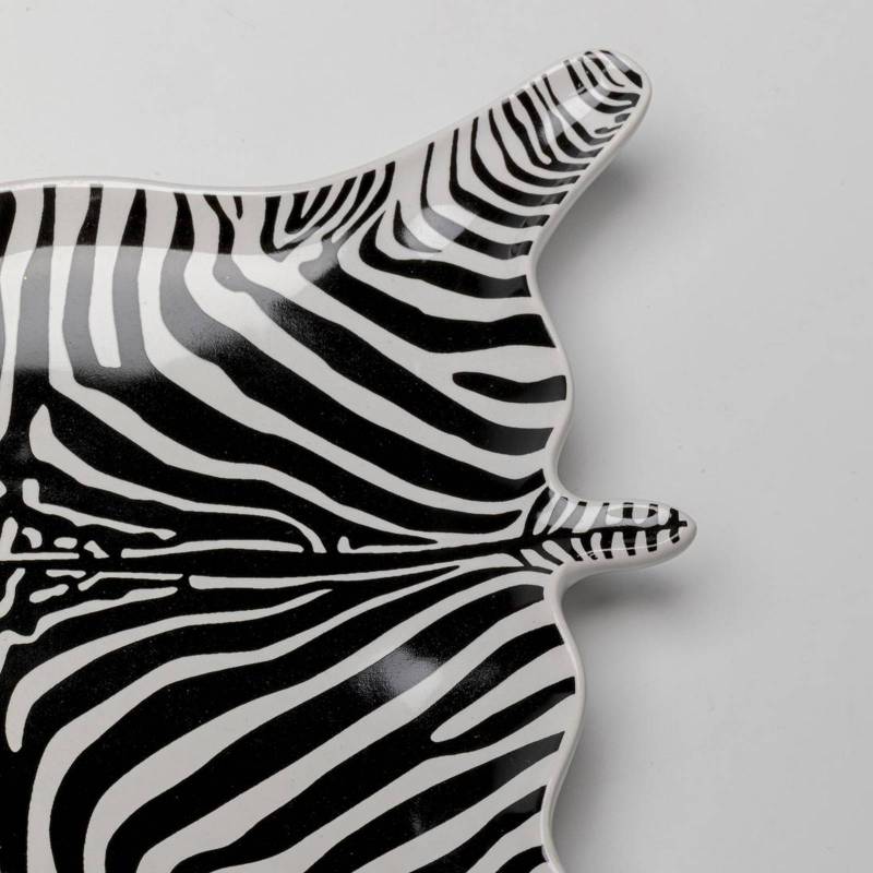 KARE Deko-Schale ZEBRA, 2er-Set, Porzellan, handbemalt von KARE