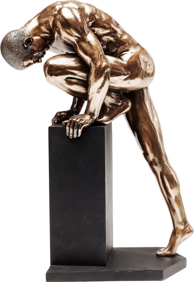 Kare Design Dekoobjekt Deko Objekt Nude Man Stand Bronze 35cm von Kare Design