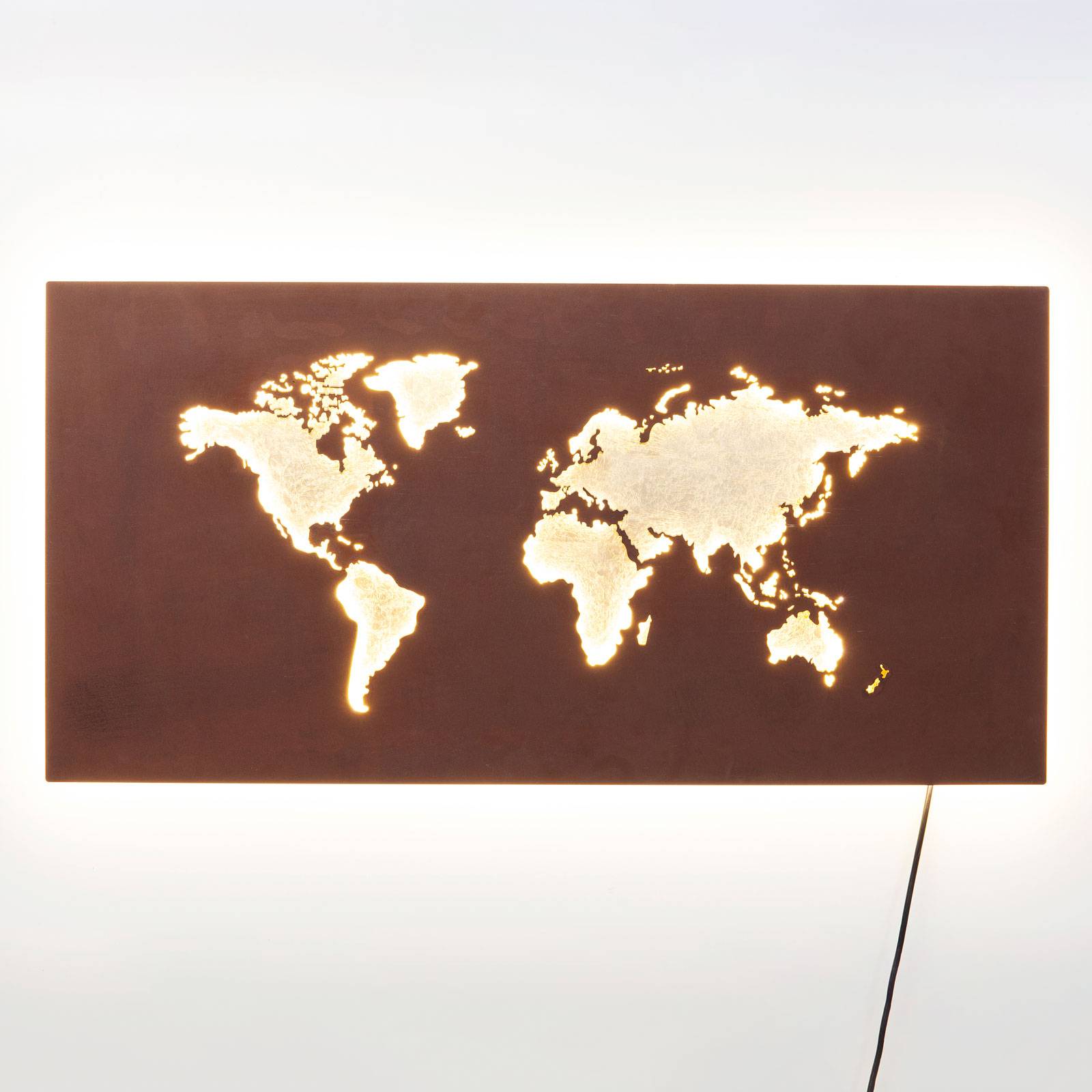 KARE Map LED-Wandleuchte mit Kabel und Stecker von KARE