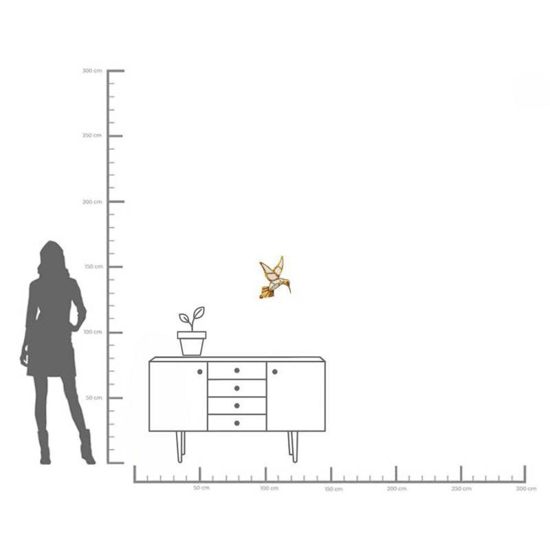 KARE Wandobjekt Hummingbird Mirror, Polyresin, Glas, gold KARE Wandobjekt Hummingbird Mirror, Polyresin, Glas, gold von KARE