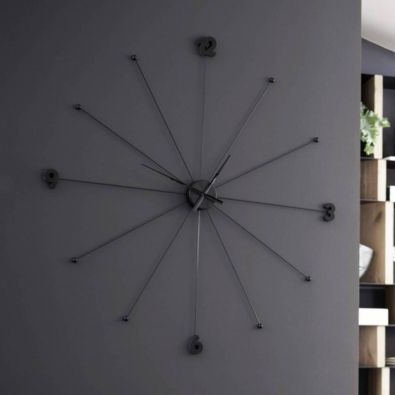 KARE Wanduhr Like Umbrella, Alu, Kunststoff, Ø 100 cm von KARE