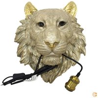 [NEUWERTIG] B-Ware Kare Animal Tiger Head Wandleuchte Wandlampe Lampe Leuchte Animal E27 1 Flammig von KARE